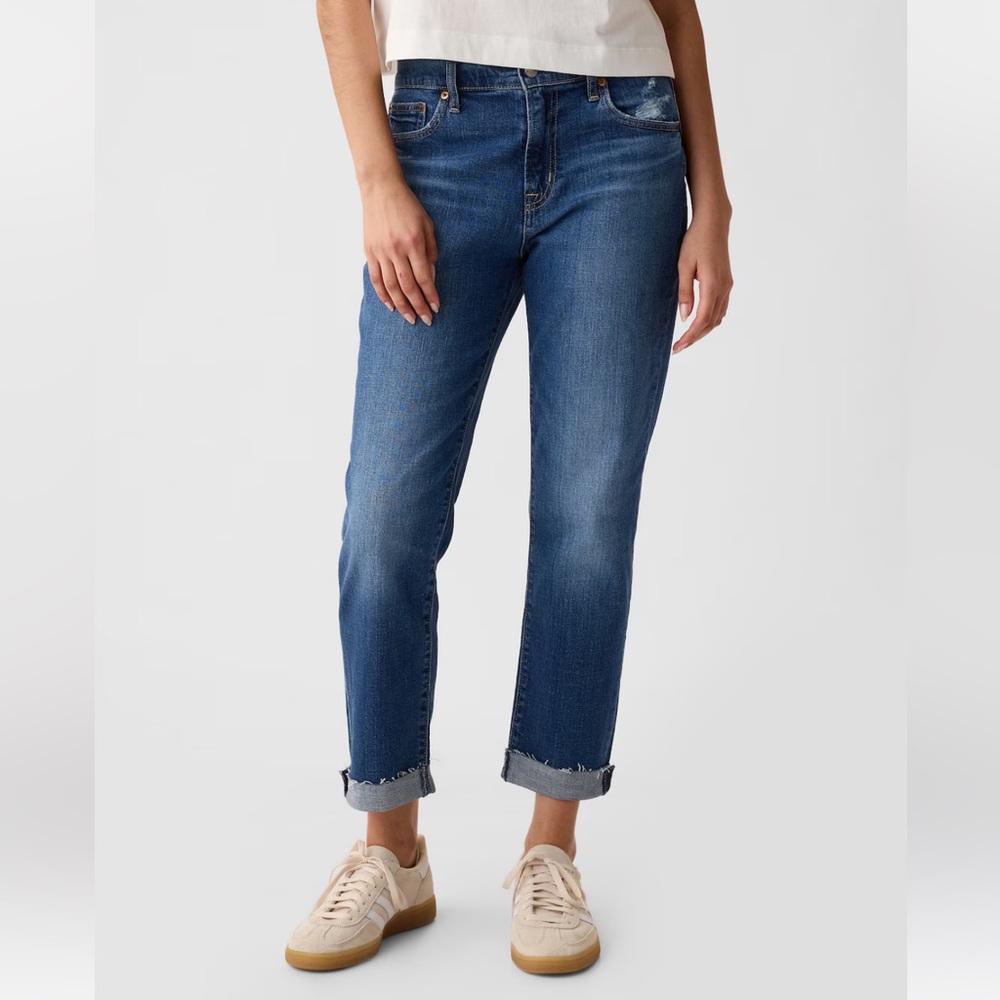 GAP Mid Rise Girlfriend Jeans